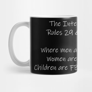 Rules 29 & 30 - Dark Version Mug